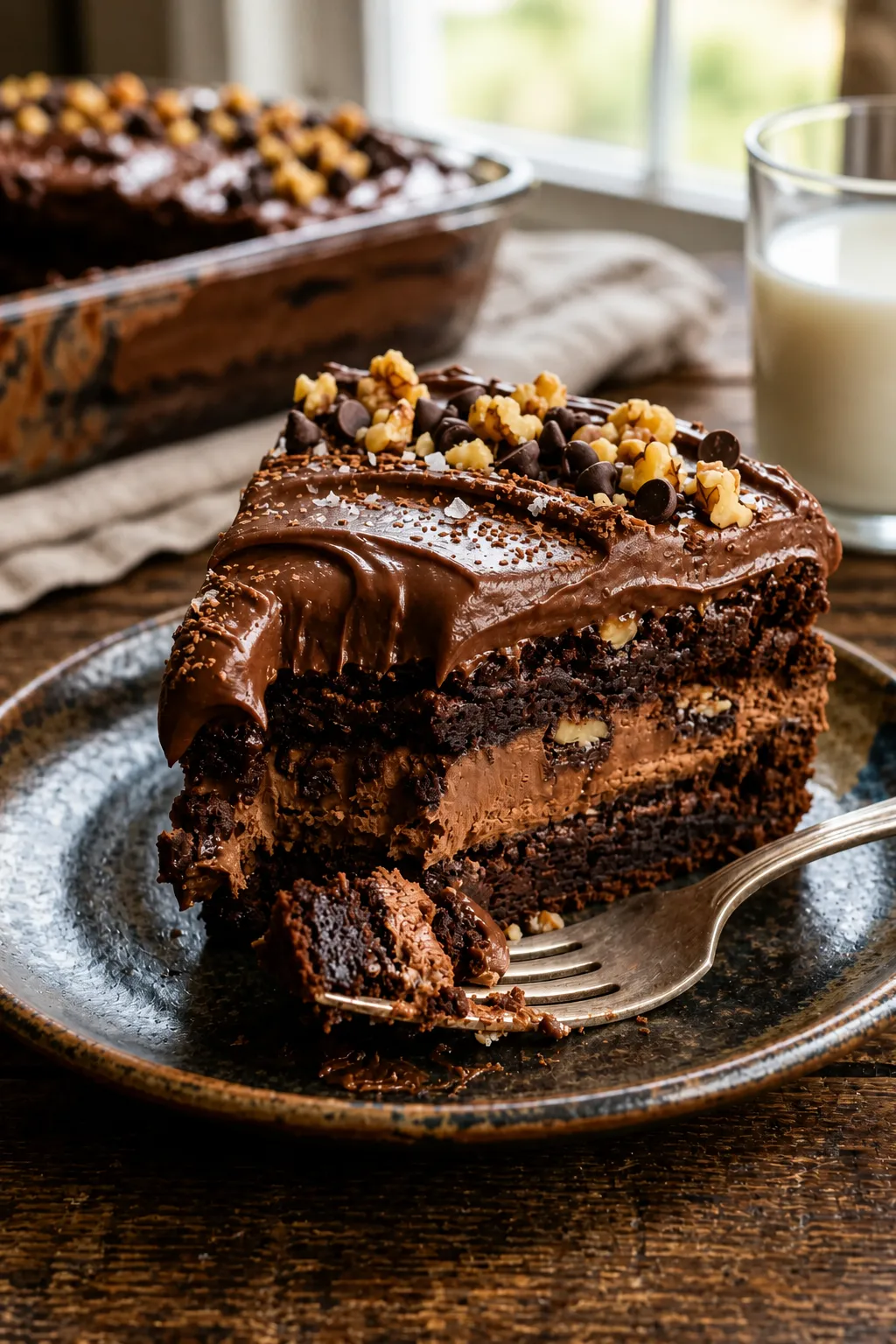 Brownie Refrigerator Cake