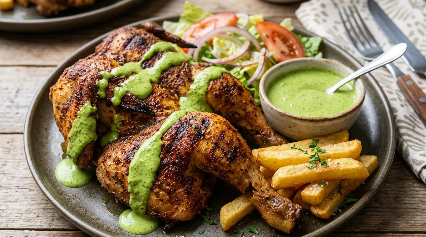 Peruvian Chicken with Green Sauce – Flavorful Recipe