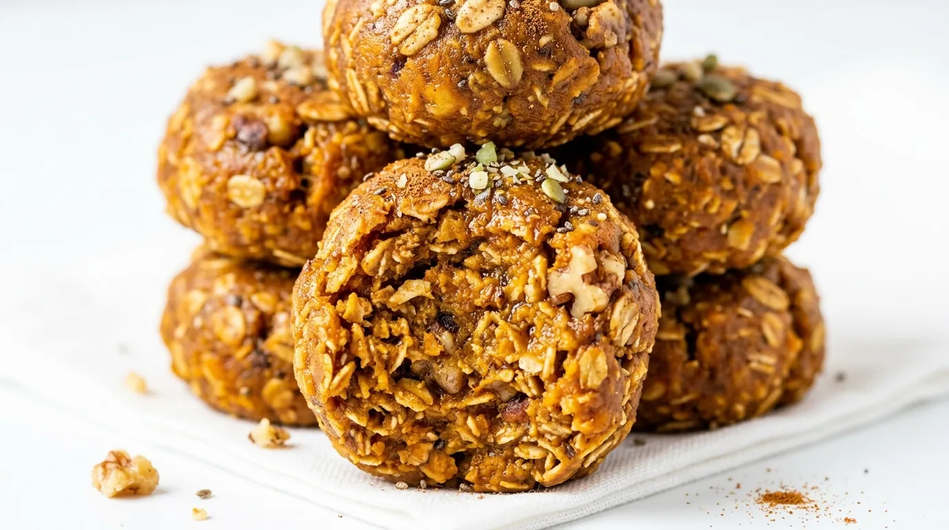 no bake pumpkin energy balls recipe