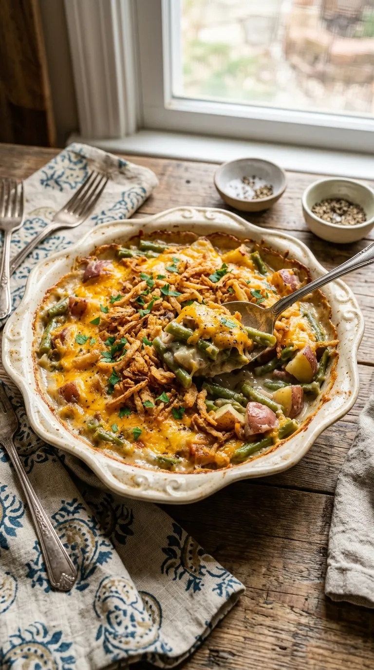Green Bean and Potato Casserole