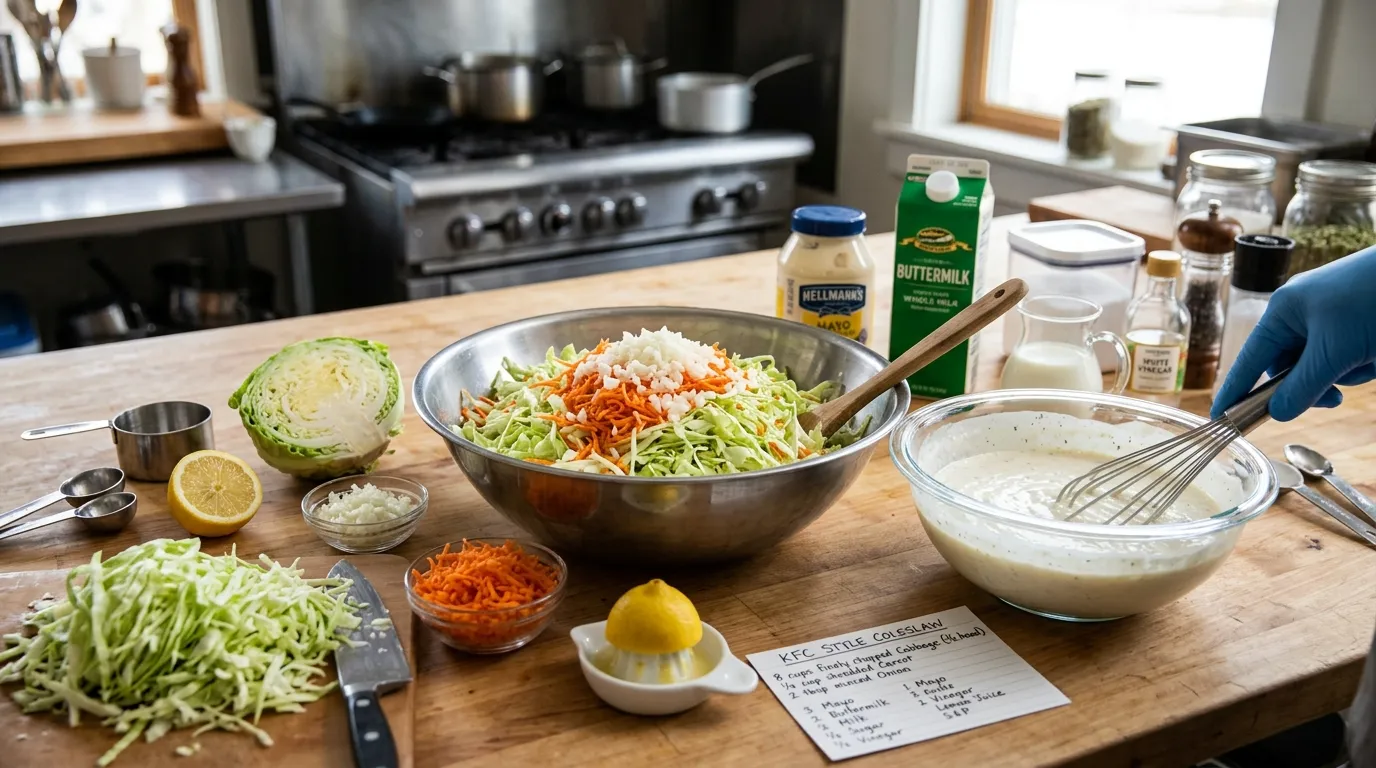 KFC Coleslaw Recipe – Creamy Copycat Side Dish