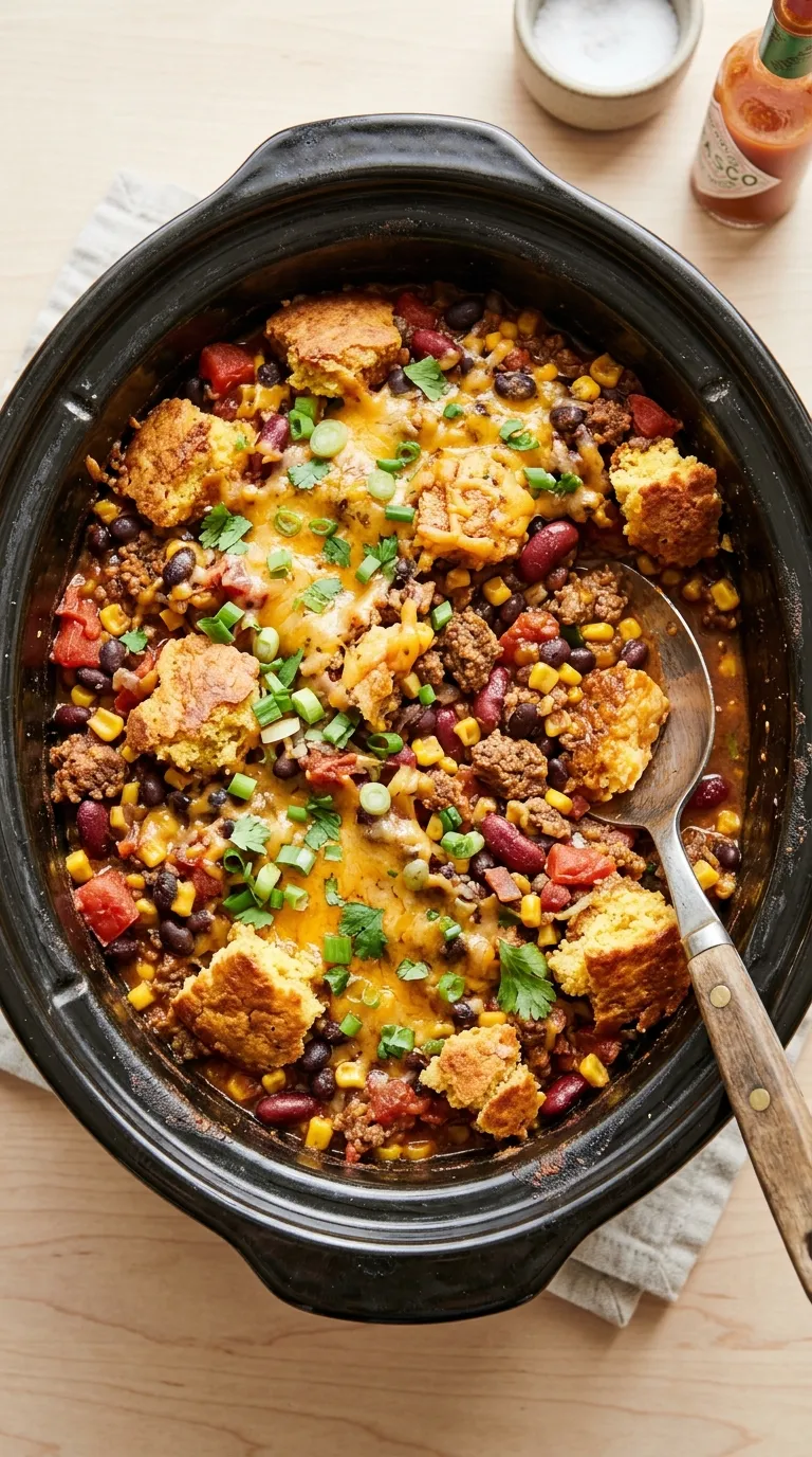 Slow Cooker Cowboy Casserole